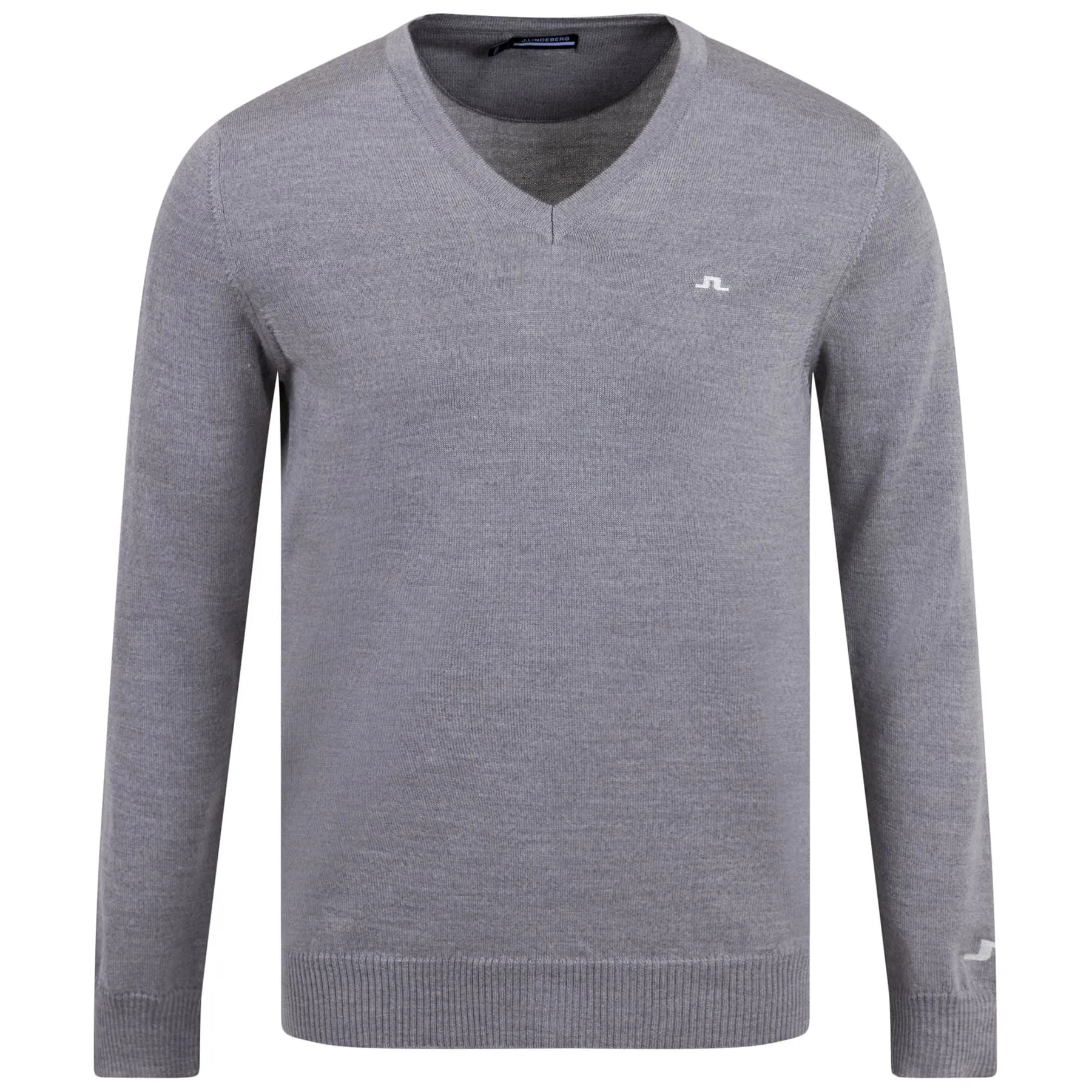 Lymann Knitted Sweater Light Grey Melange - SS23