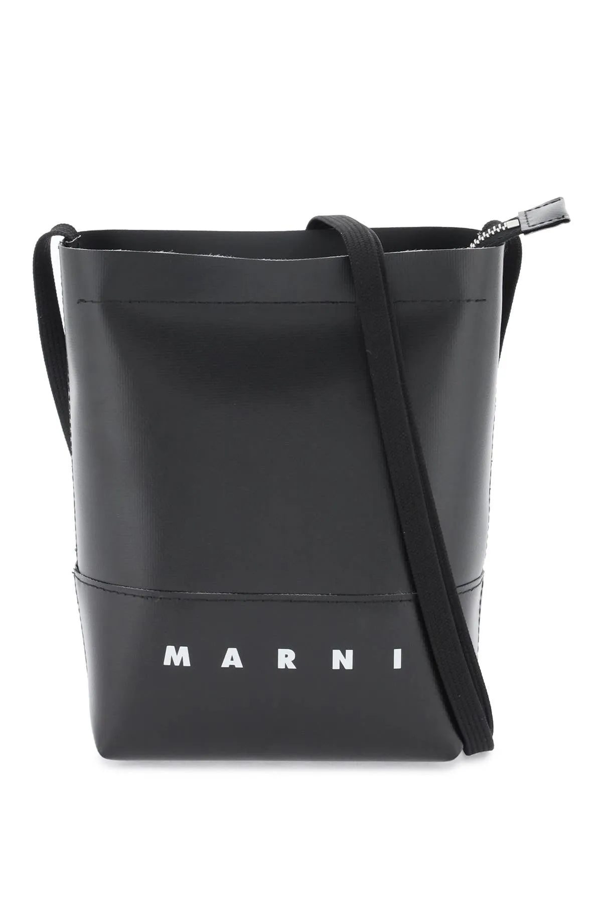 Marni coated canvas crossbody bag