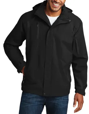 Men's Hooded All-Season Waterproof Parka Jacket