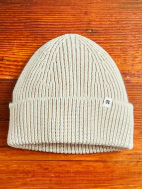 Merino Wool Watch Cap Beanie in Dune