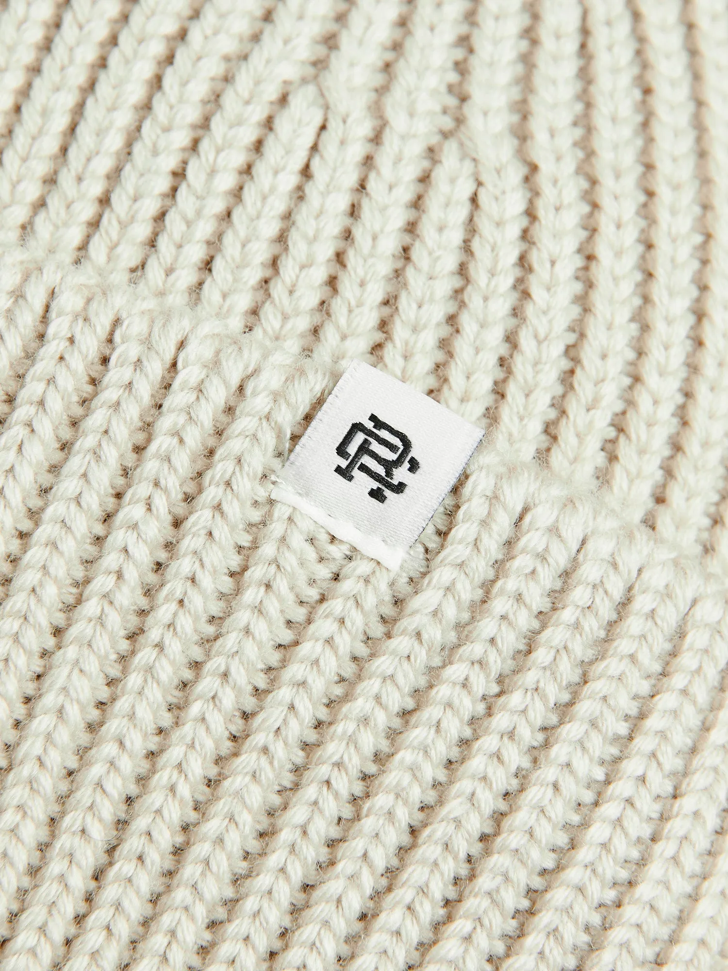 Merino Wool Watch Cap Beanie in Dune