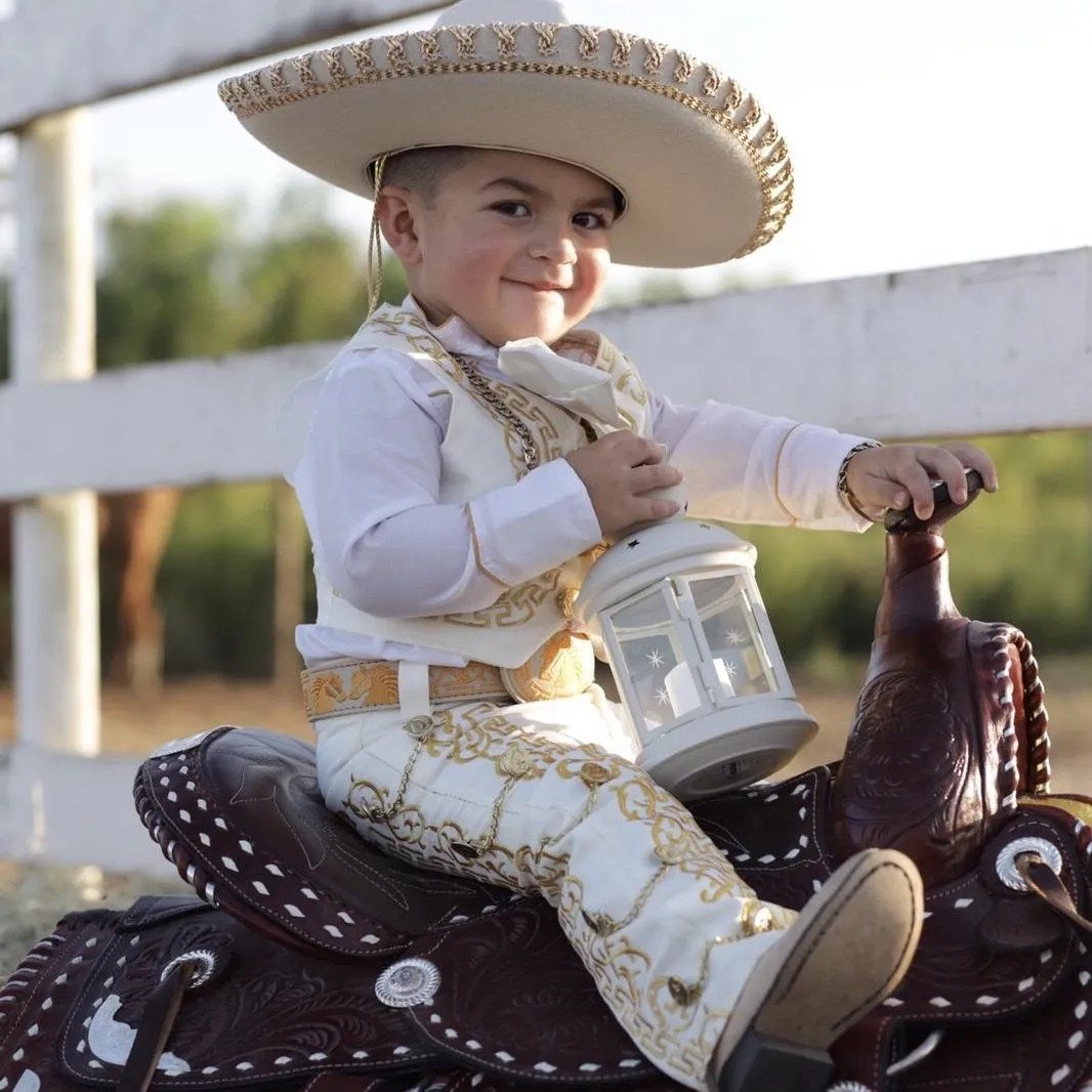 Mexican Charro Virgen Suit 8pc Virgen De Guadalupe Set