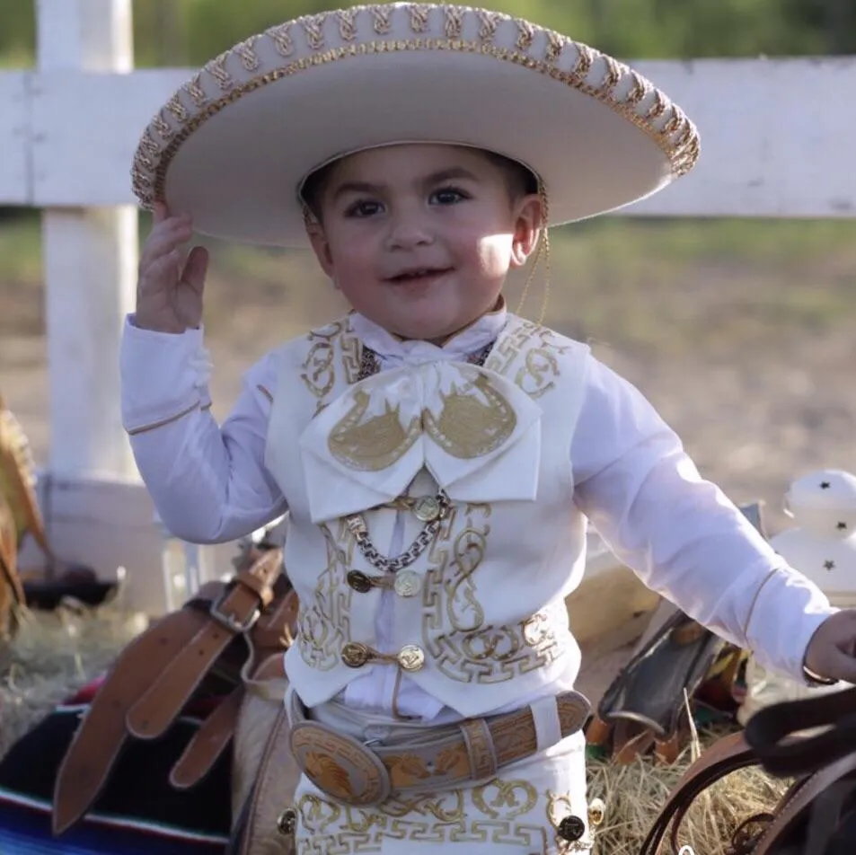 Mexican Charro Virgen Suit 8pc Virgen De Guadalupe Set