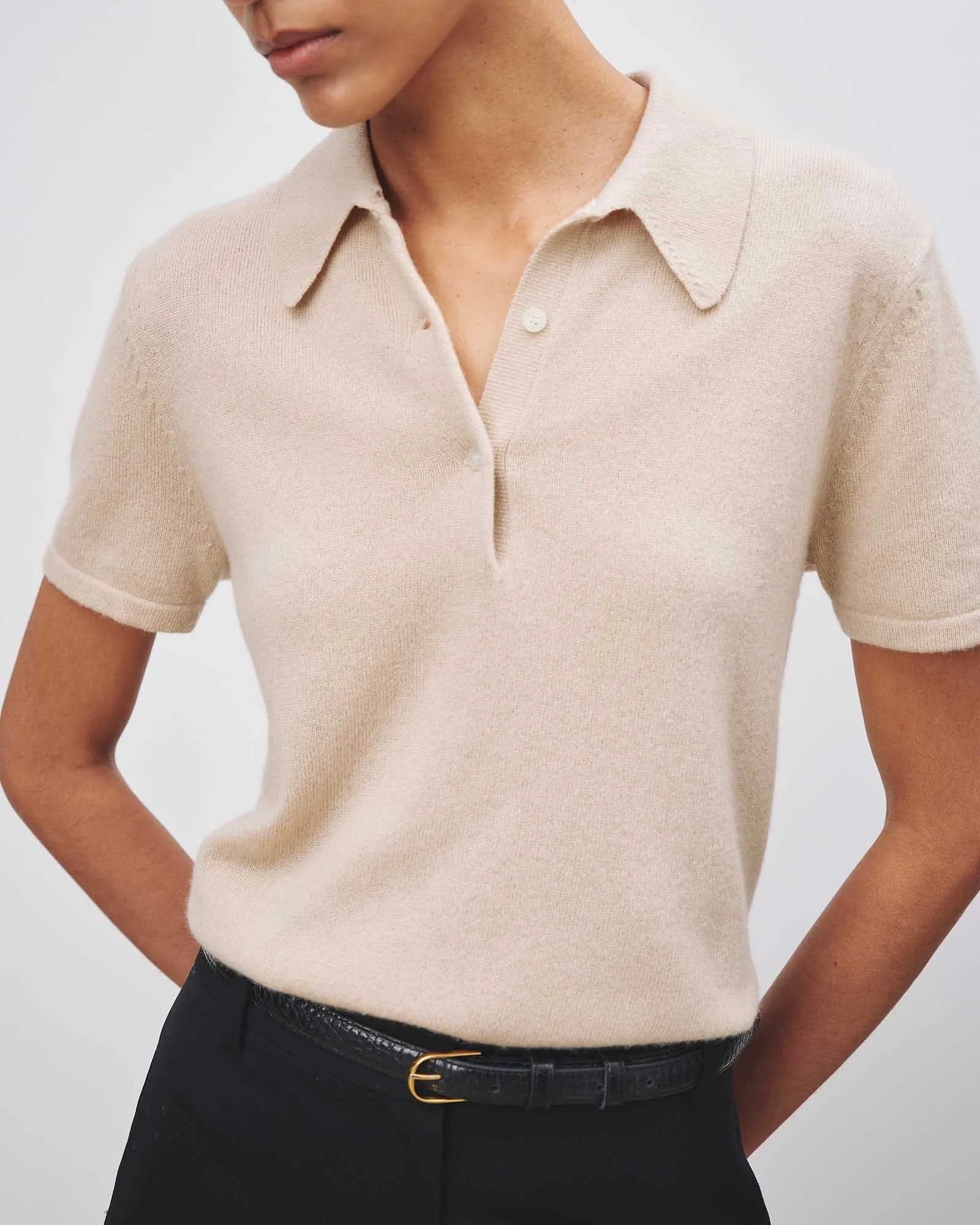 MILOS CASHMERE POLO