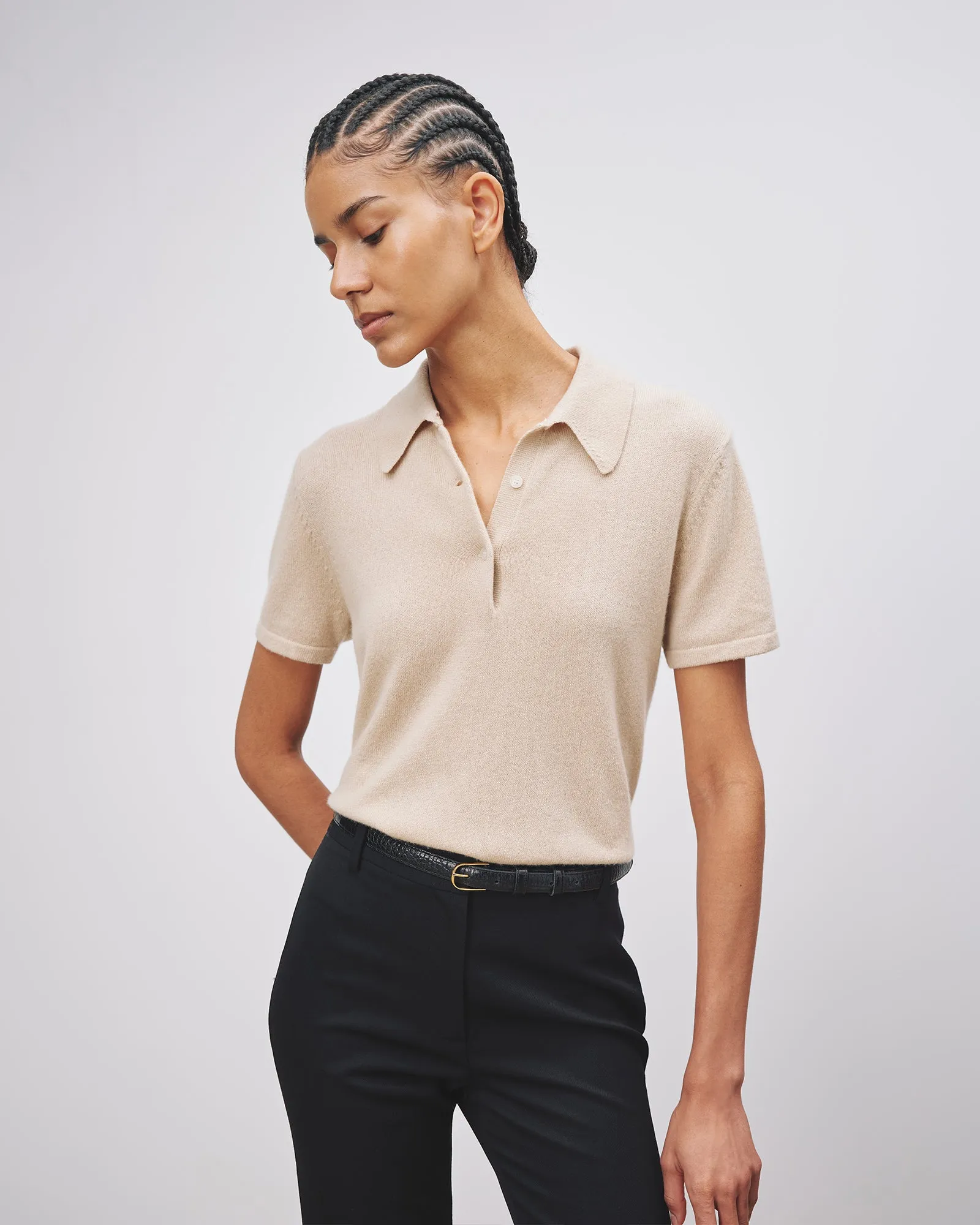 MILOS CASHMERE POLO