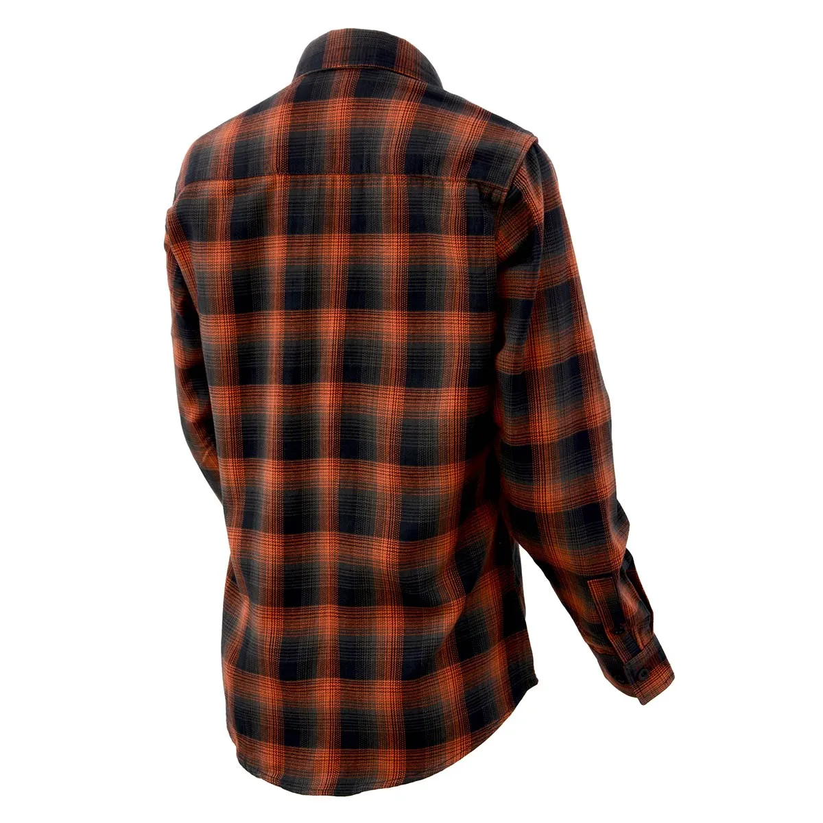 Milwaukee Leather MNG21607 Women's Casual Red and Black Long Sleeve Cotton Casual Flannel Shirt