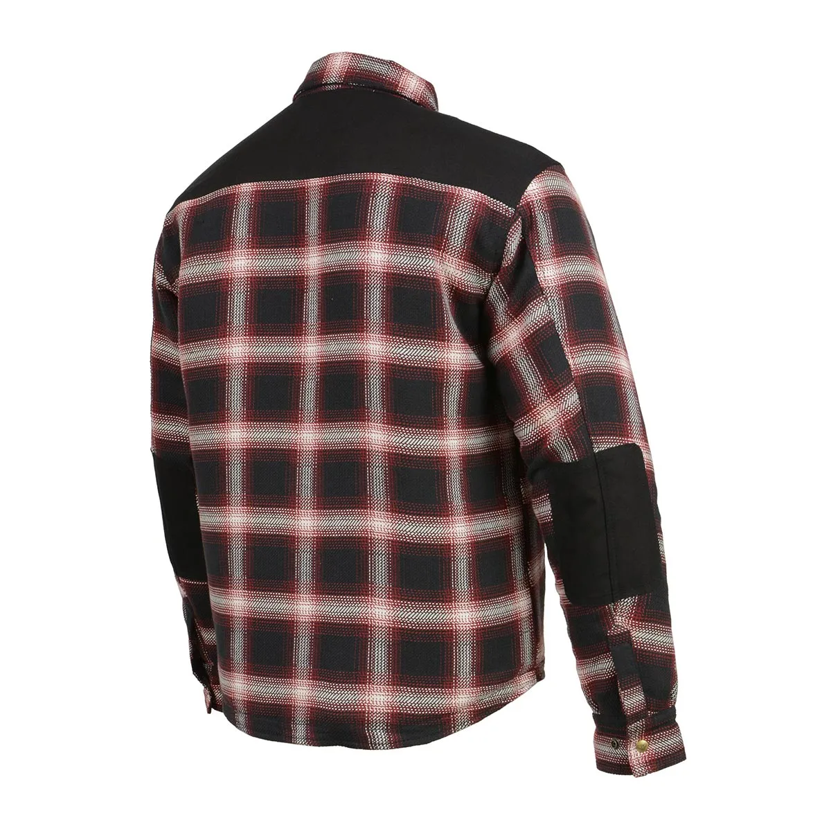 Milwaukee Leather MPM1637 Men's Plaid Mechanic Long Sleeve Flannel