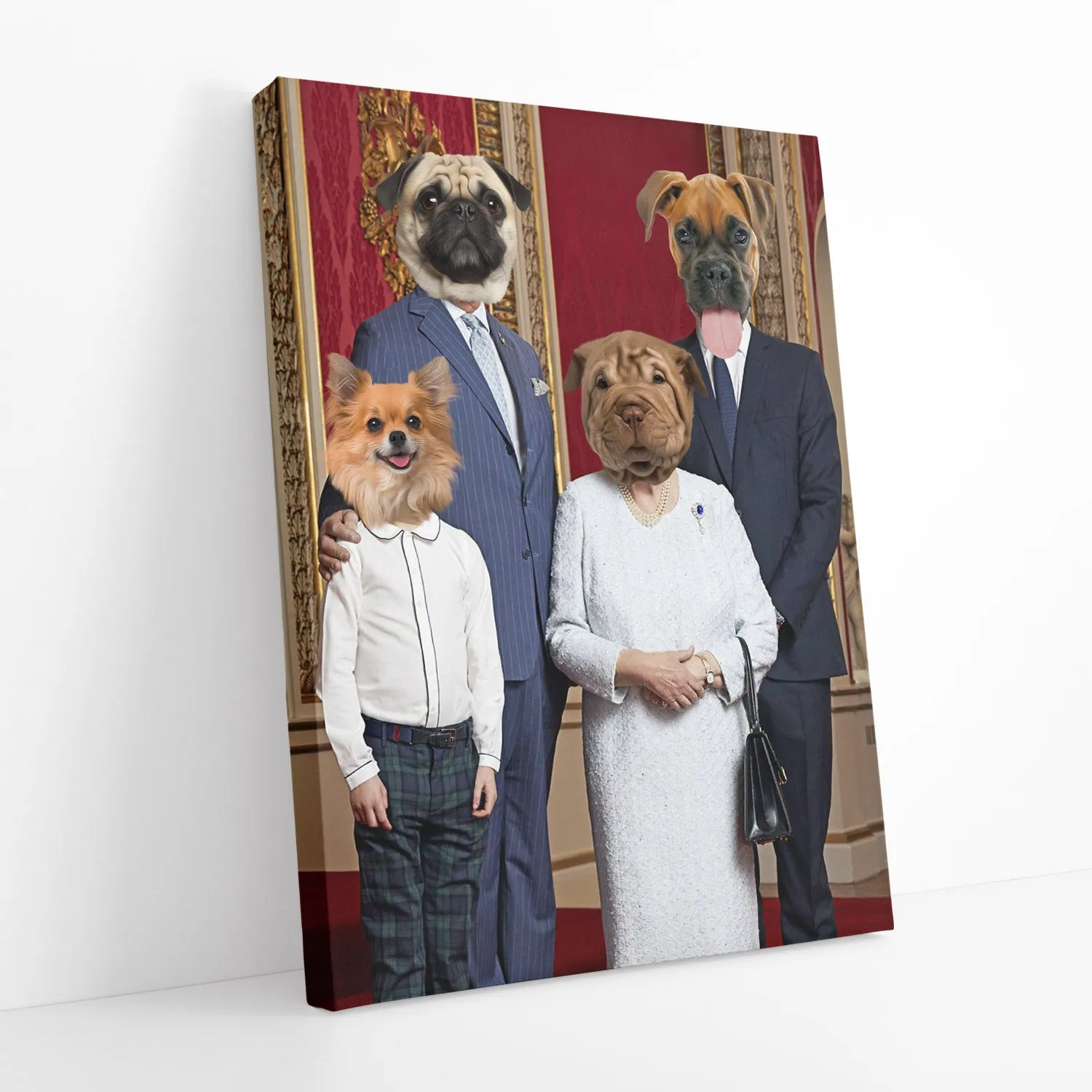 Modern Day Royal Family Dog Portrait