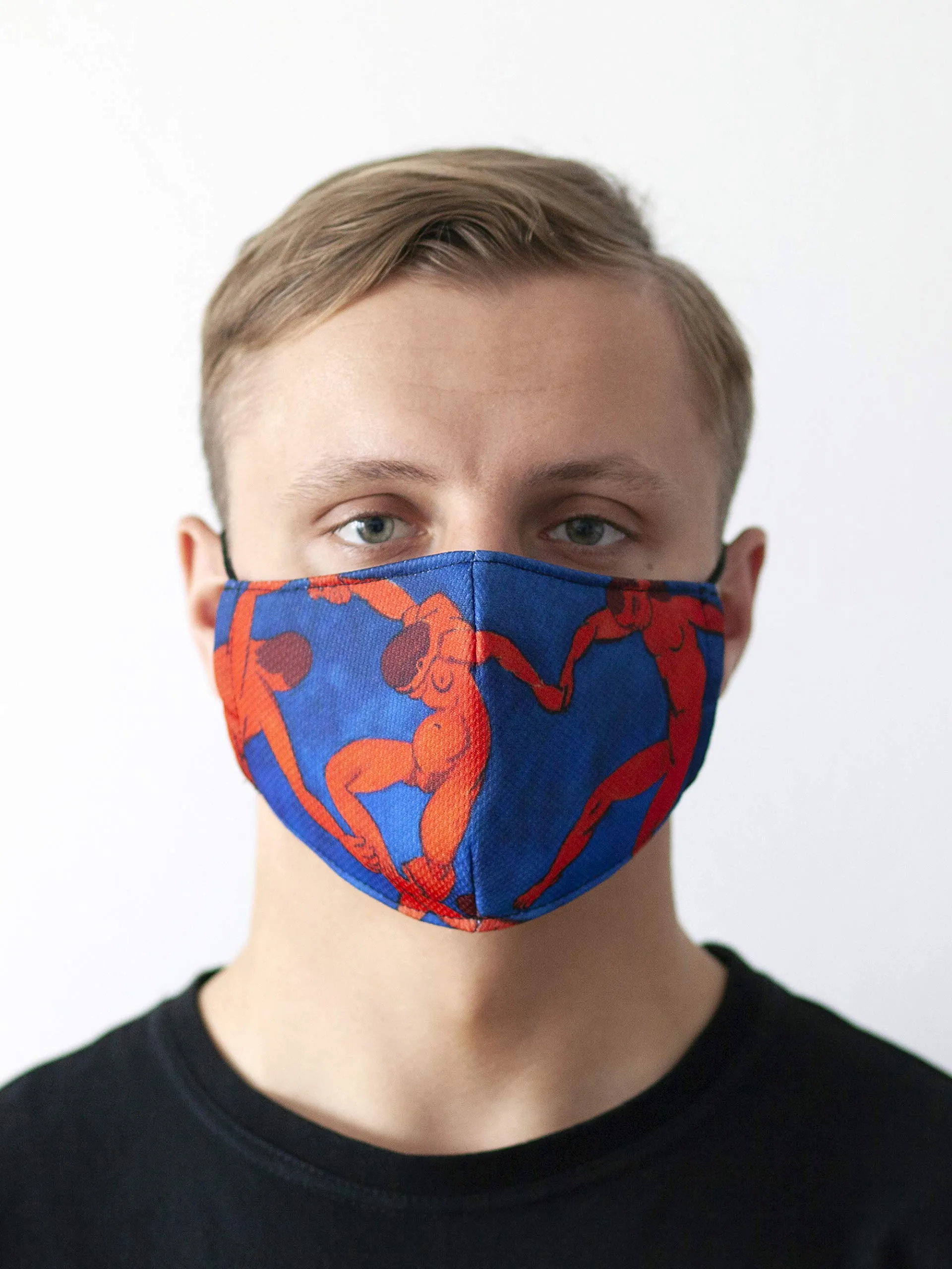 Patterned Face Mask Printed Cover Reusable World Art Series (Dance)