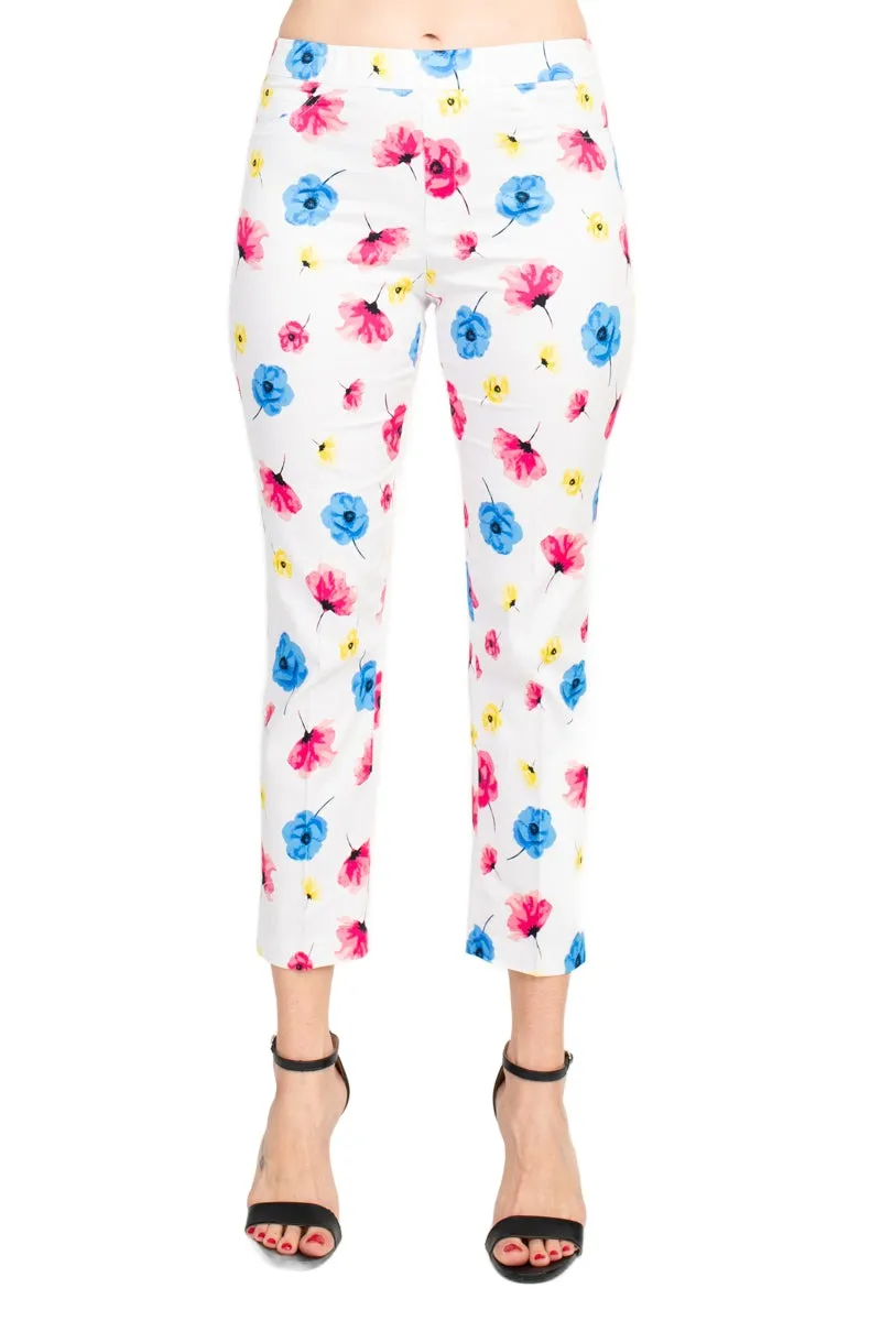 Peace of Cloth Poppies Flower Pants