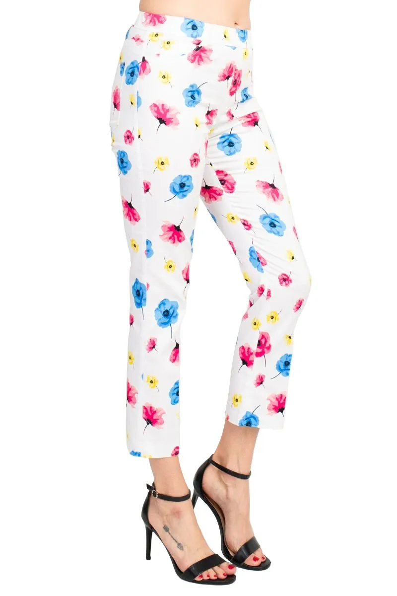 Peace of Cloth Poppies Flower Pants