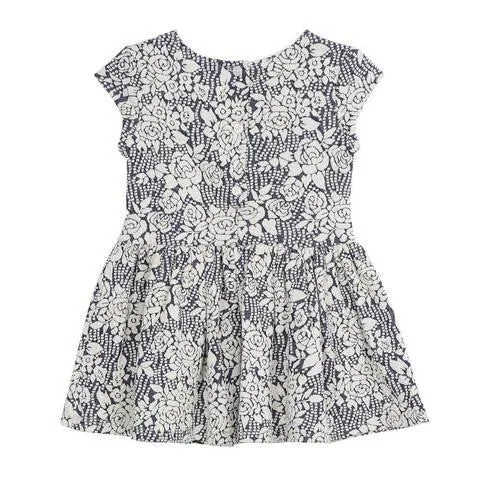 Peggy Textured Floral Dress