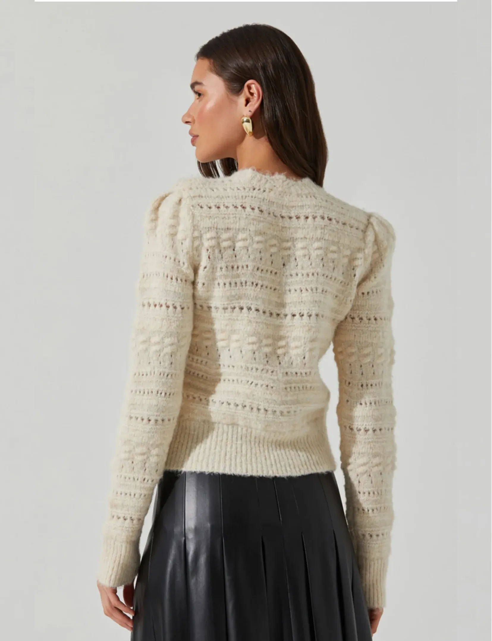 Pelloni Sweater, Cream