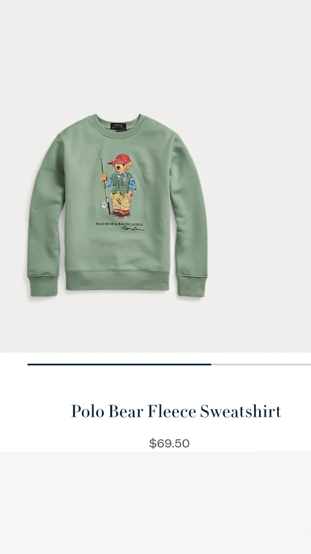 Polo Ralph Lauren Kids Teddy Bear Sweater