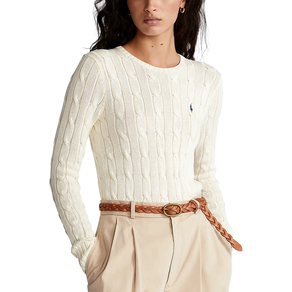 Polo Ralph Lauren Women’s Slim Fit Cable Knit Sweater