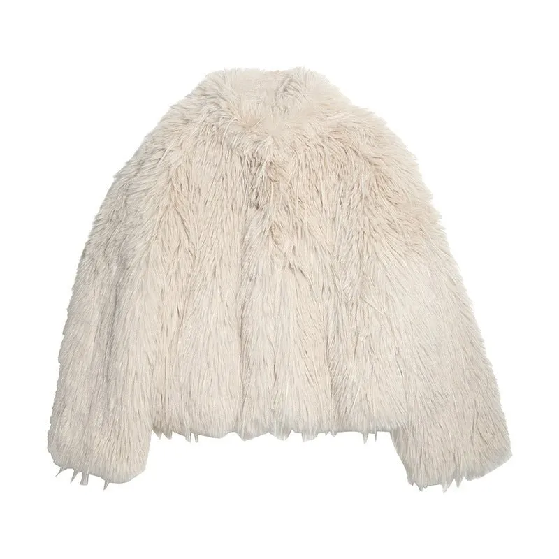 Pre Order:  Faux Sheepskin Fur Short Coat