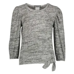 Puffed Sleeve Sweater GIRLS in Gray