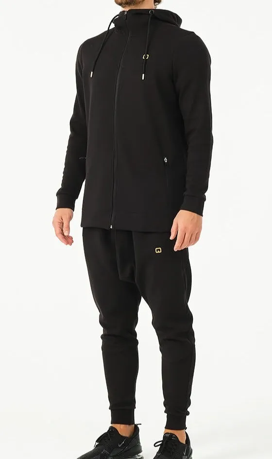 QL Relaxed Tracksuit PREMIERE in Black and Gold