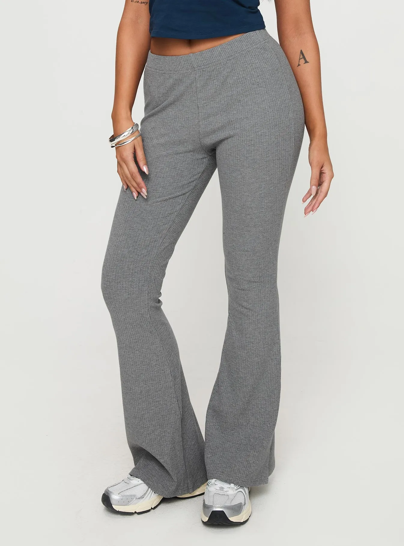 Ramirez Flared Pants Grey