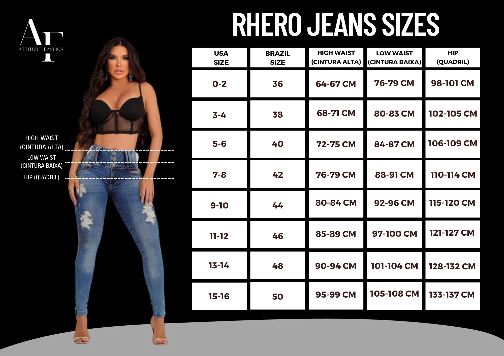 Rhero Women's High Waisted Jeans Pants with Butt Lift 56662