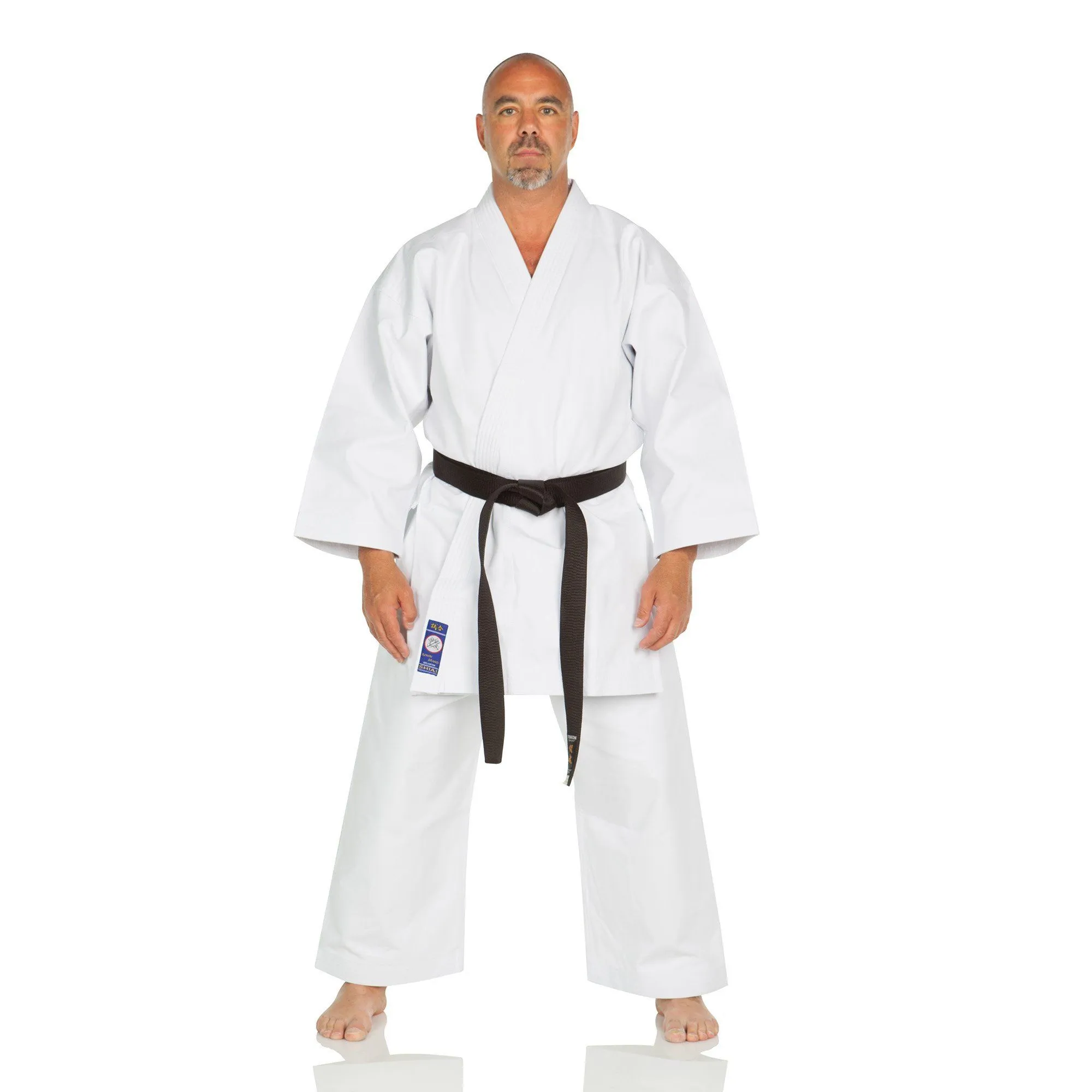 Ronin Brand Shiai Brushed Karate Gi -Blue Label - 11 oz.