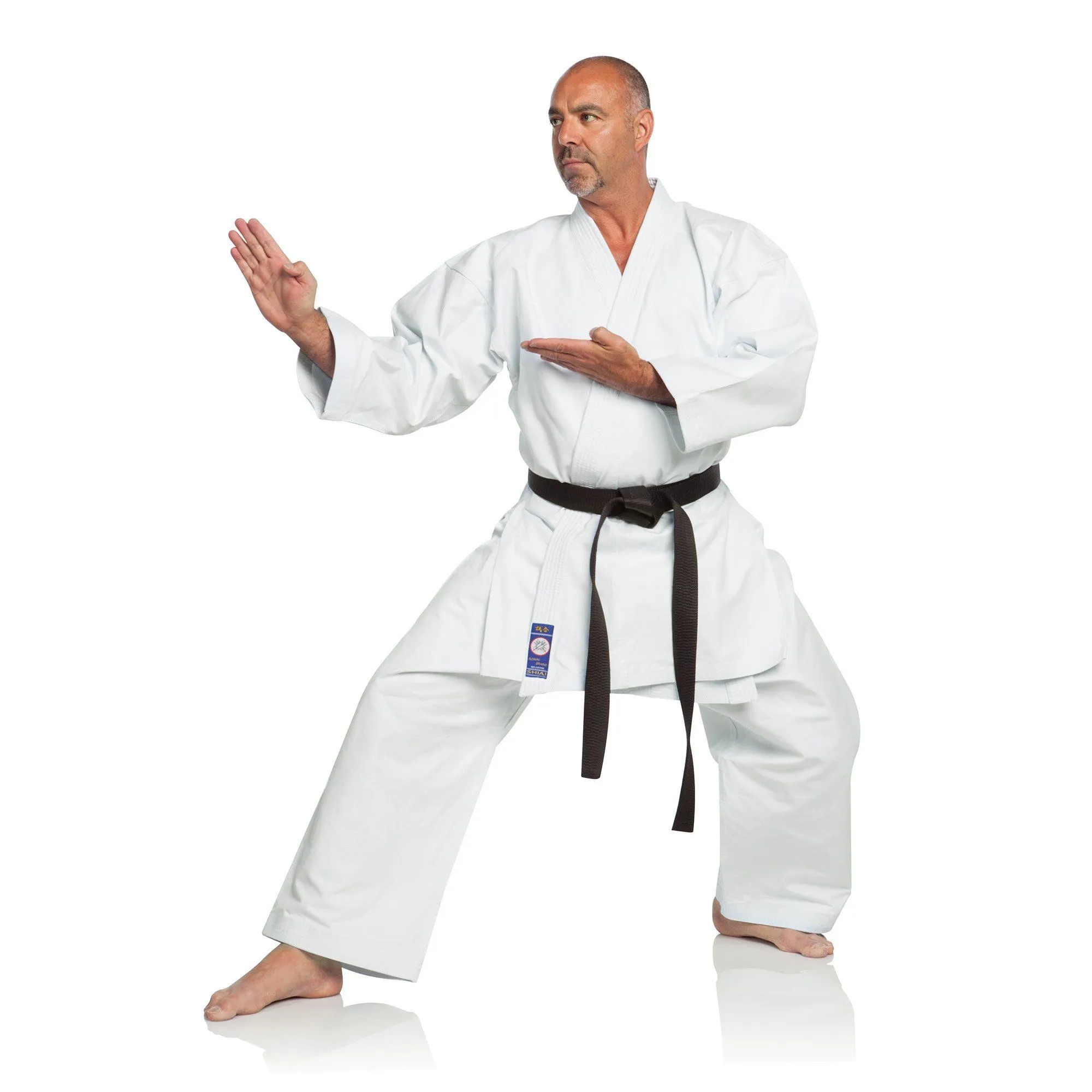 Ronin Brand Shiai Brushed Karate Gi -Blue Label - 11 oz.