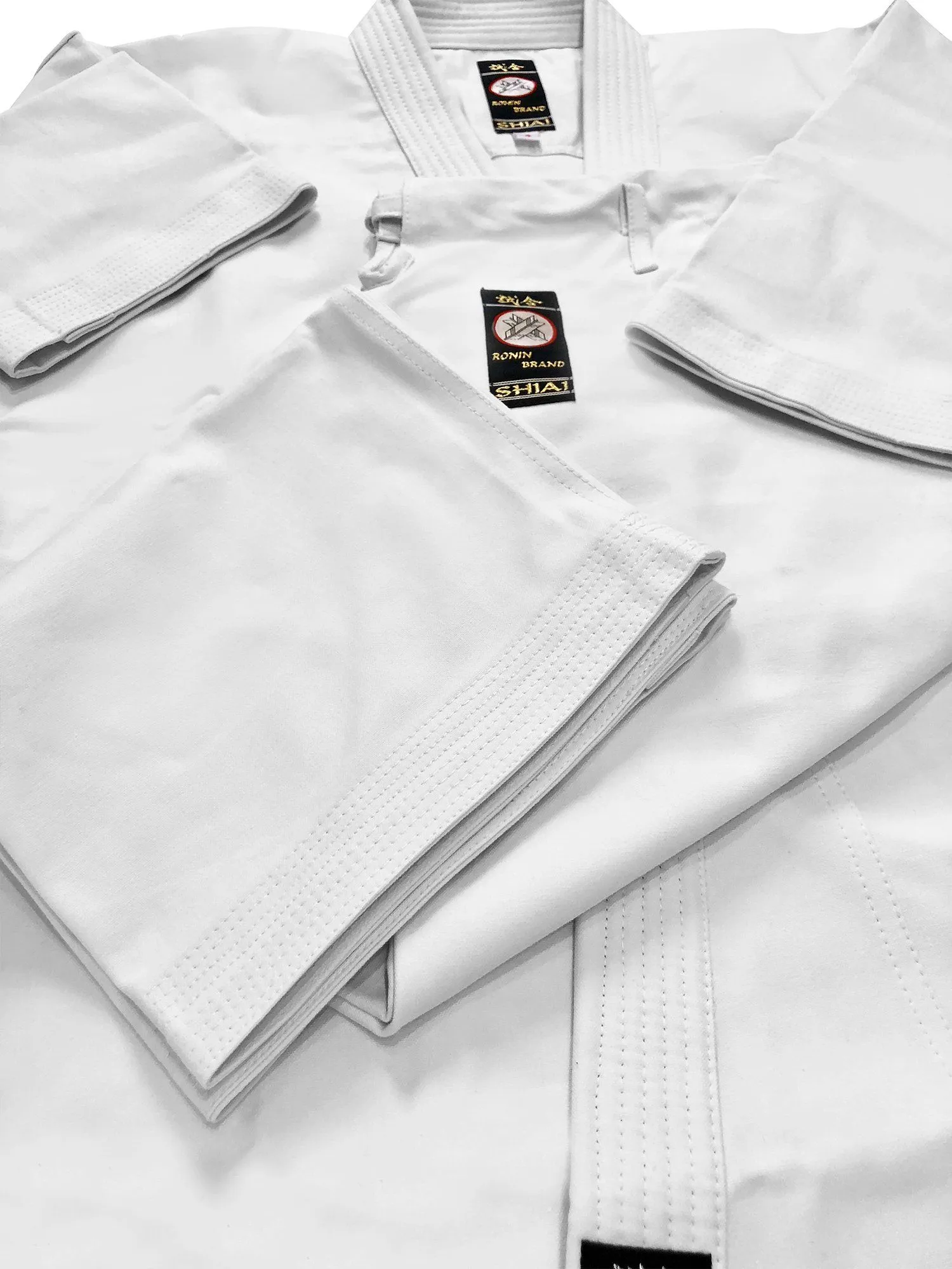 Ronin Brand Shiai Deluxe Japan Cloth (Blk/gold Label) Karate Gi