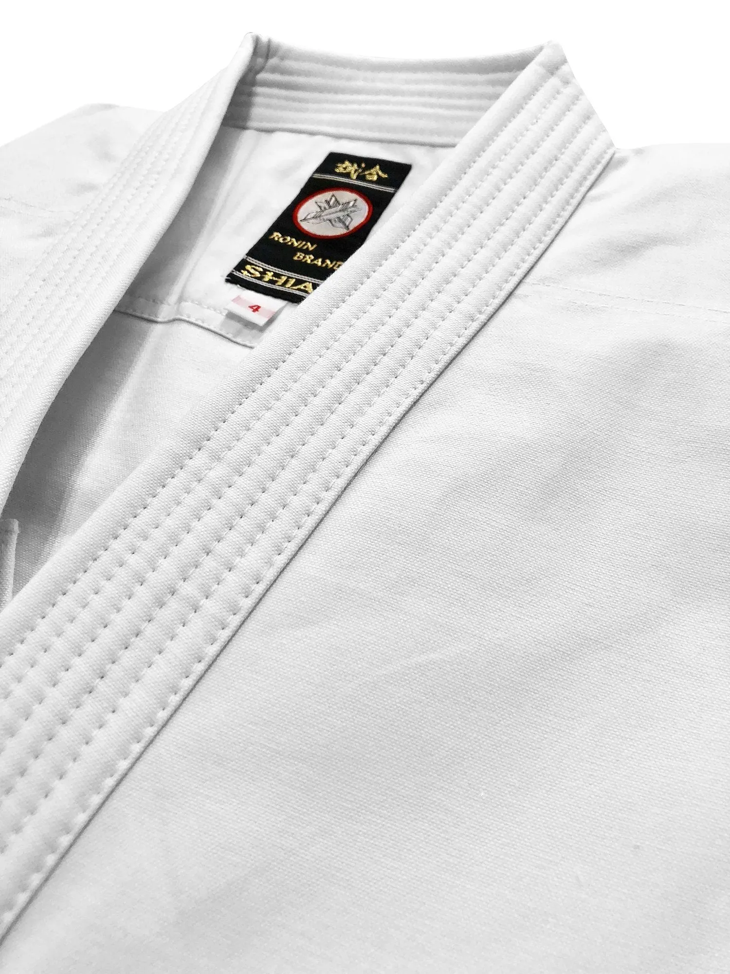 Ronin Brand Shiai Deluxe Japan Cloth (Blk/gold Label) Karate Gi