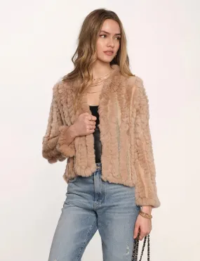 Rosa Fur Jacket - Camel