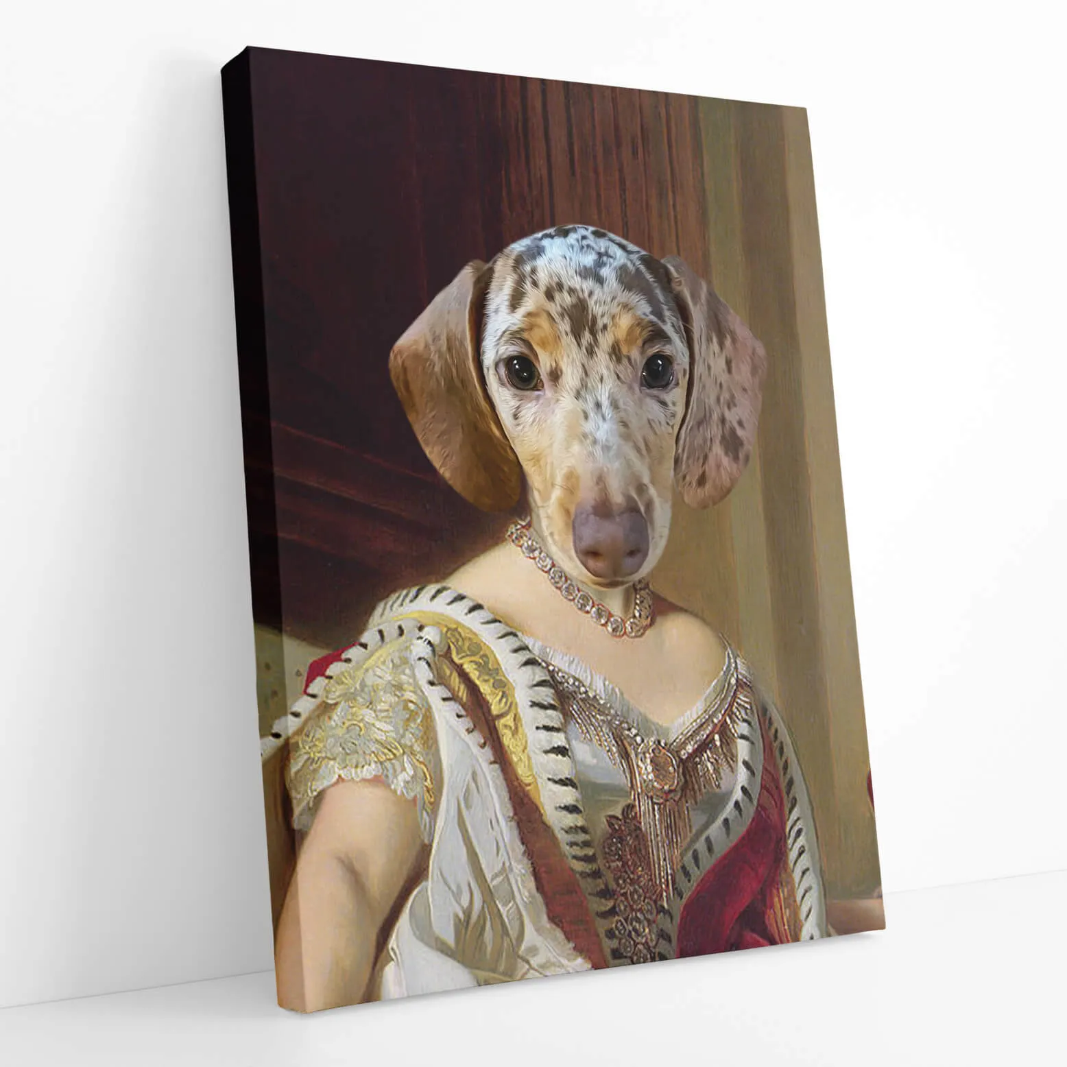 Royal Queen Dog Portrait