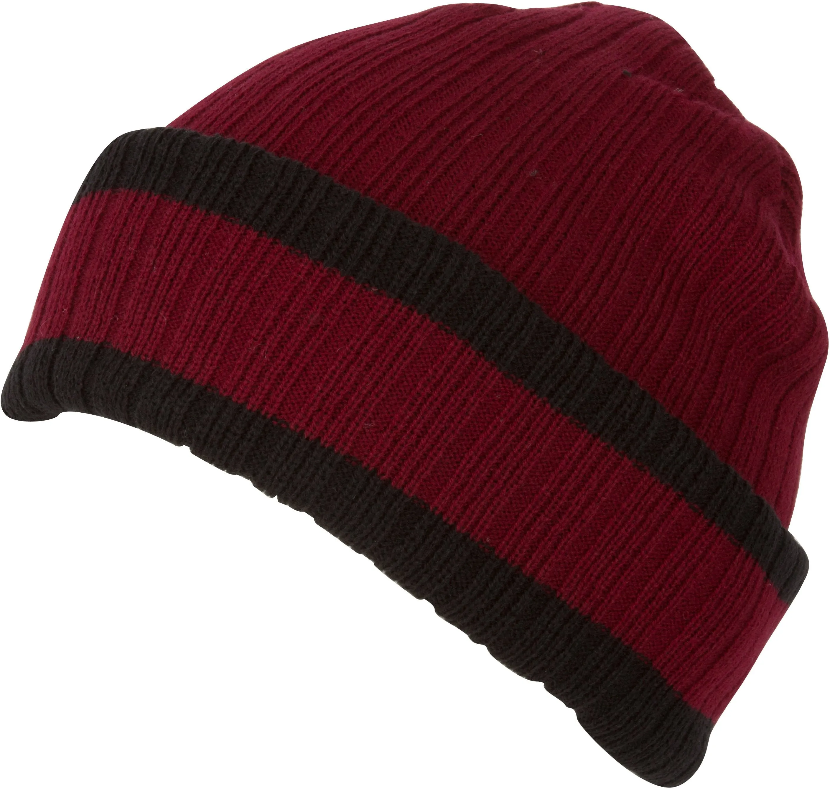 Sakkas Sam Unisex Ribbed Stripe Beanie Cap