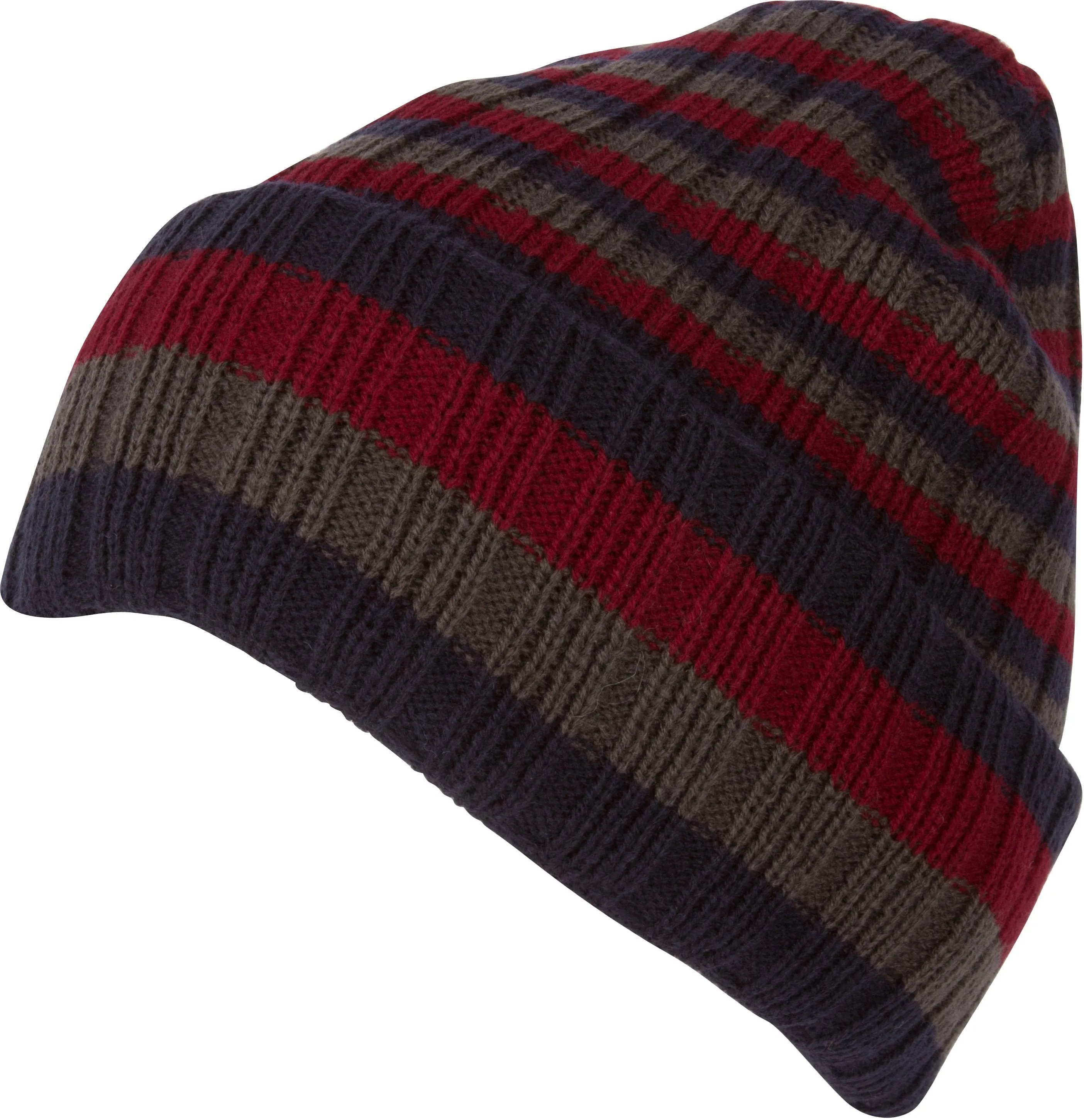 Sakkas Sam Unisex Ribbed Stripe Beanie Cap