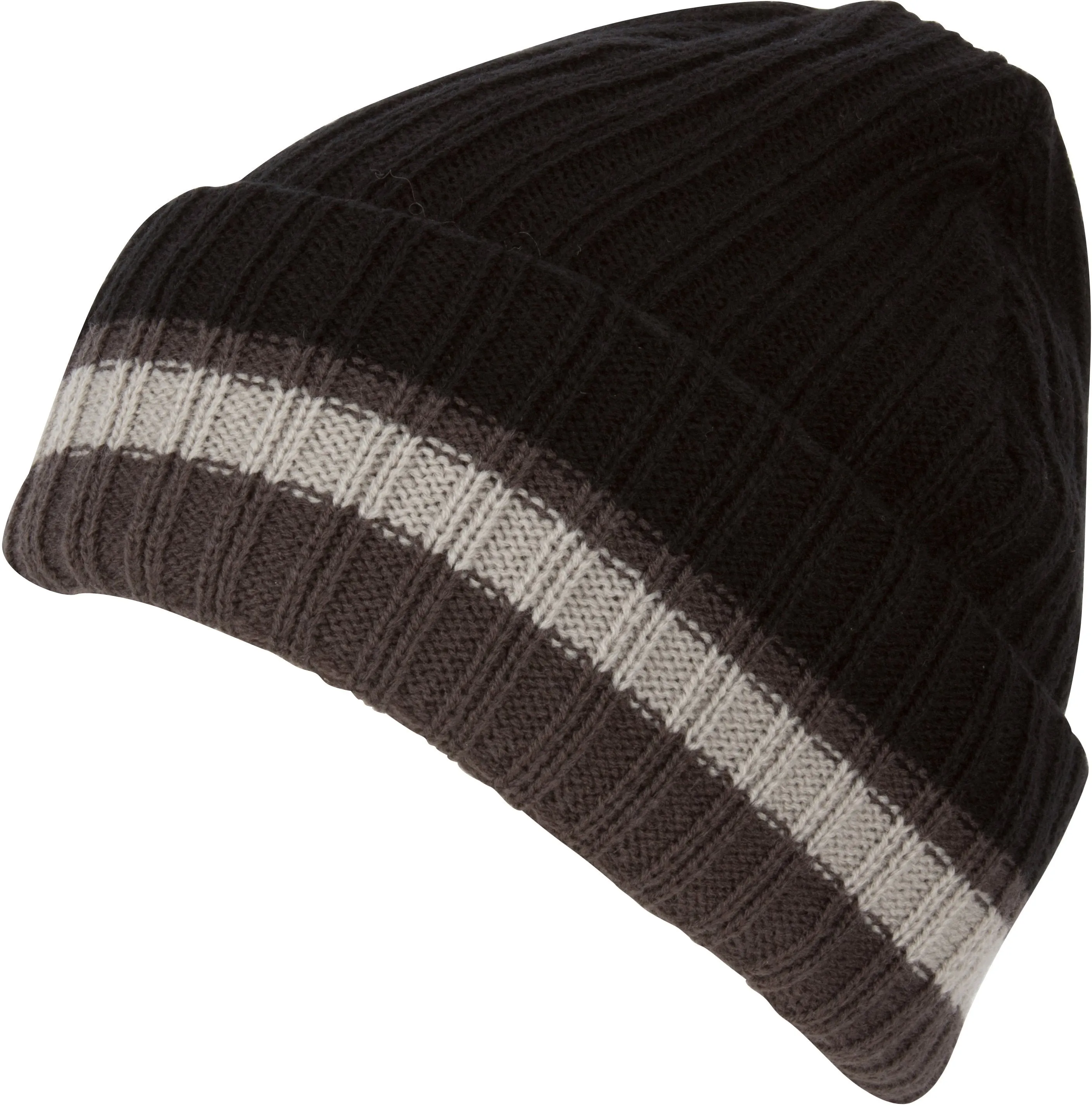 Sakkas Sam Unisex Ribbed Stripe Beanie Cap