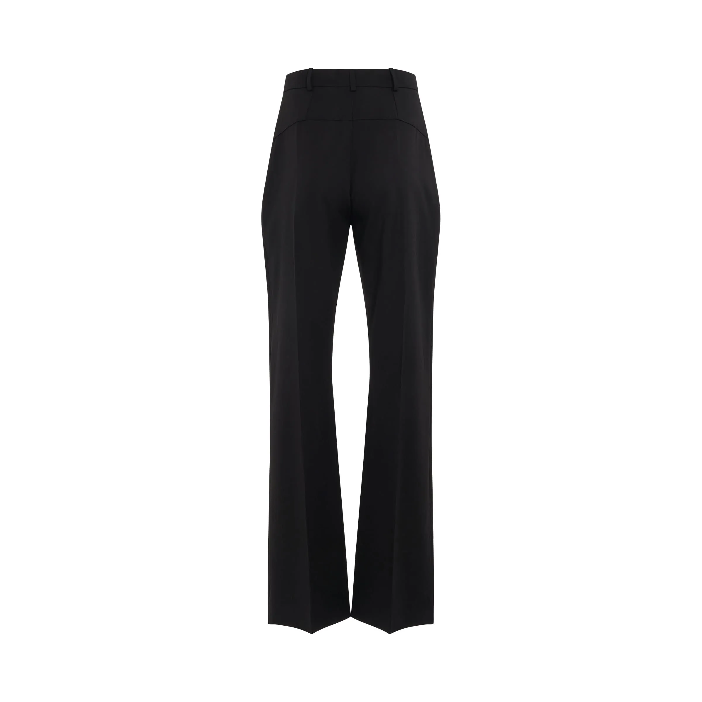 Sauge High Waisted Flare Pants in Black