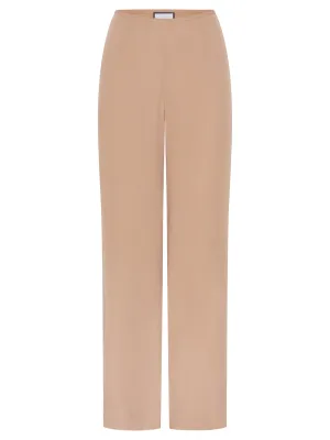 Silk Crepe Relaxed Pant