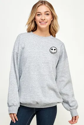 Smile Patch Sweatshirt