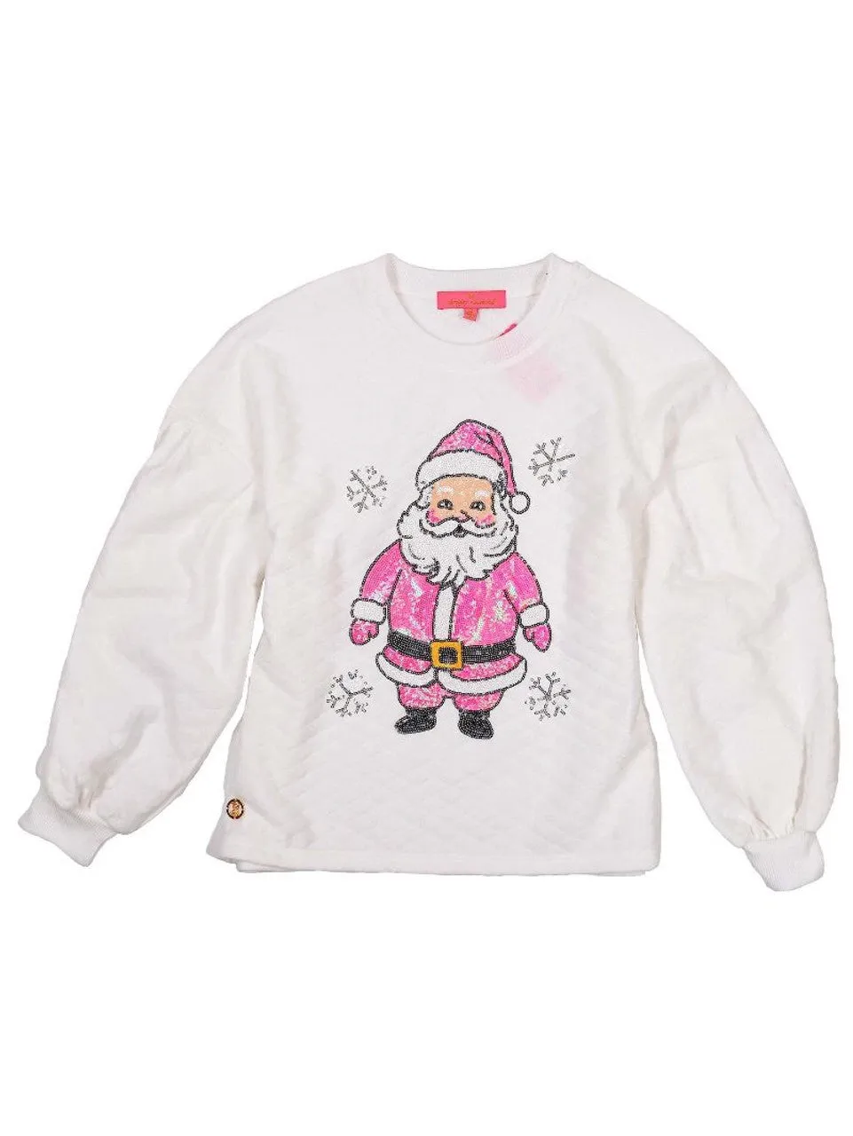 SS Crewneck Ribbed Sweater - Santa