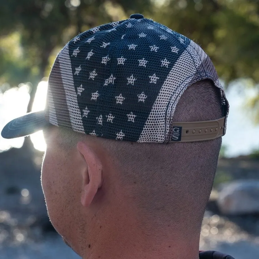 Stars and Bars Mesh Hat