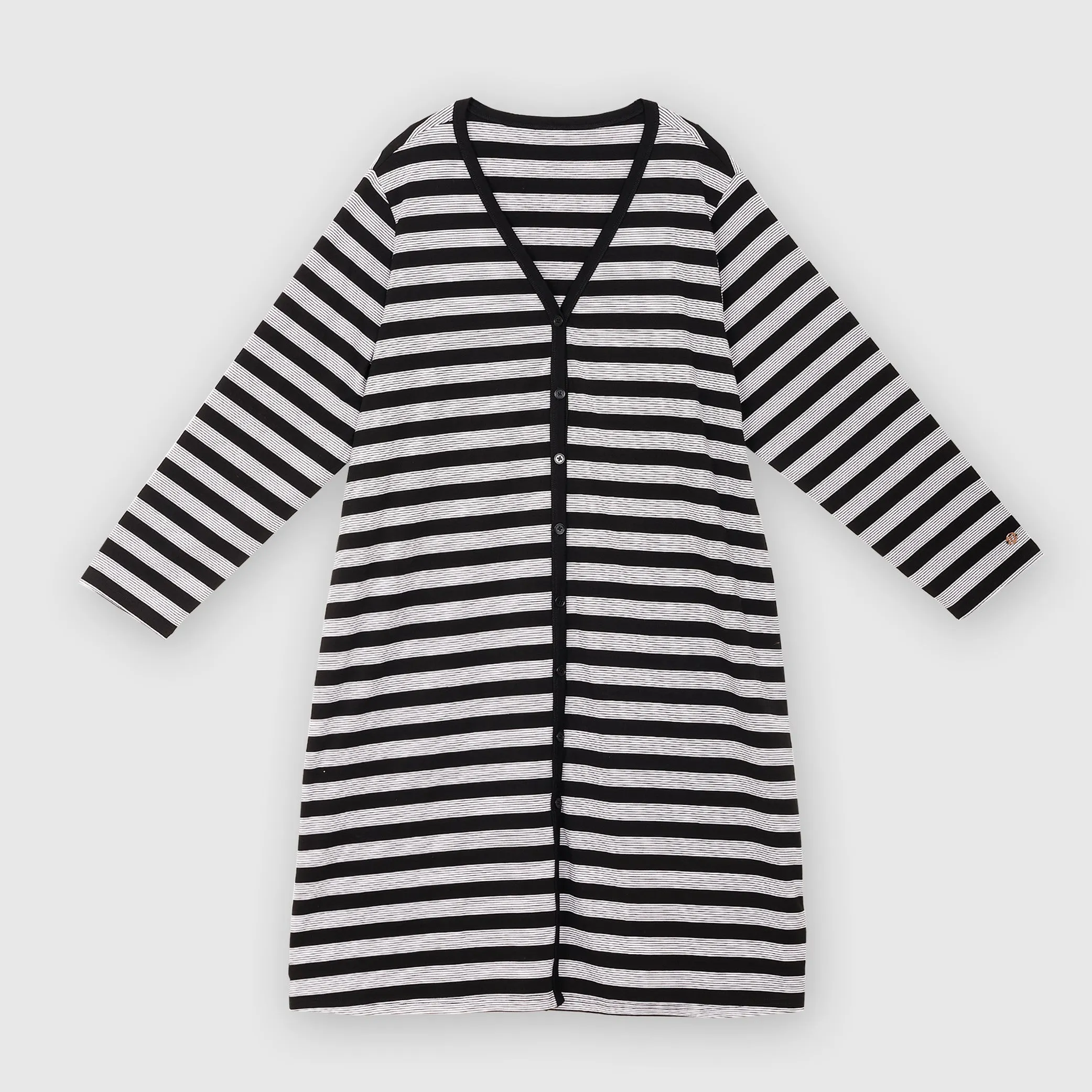 Stripe Long Cardigan