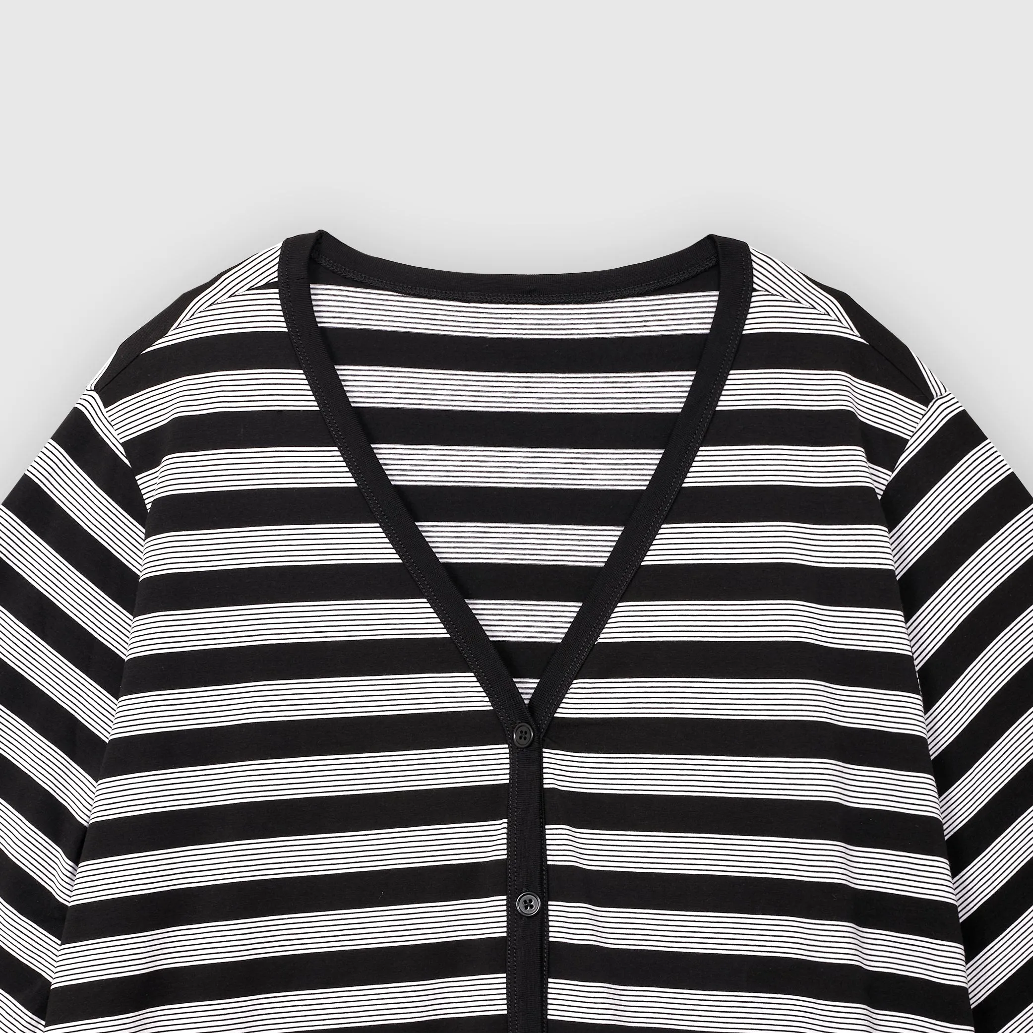 Stripe Long Cardigan