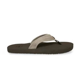 Teva Mush II Canvas Dune Flip Flops - Men's