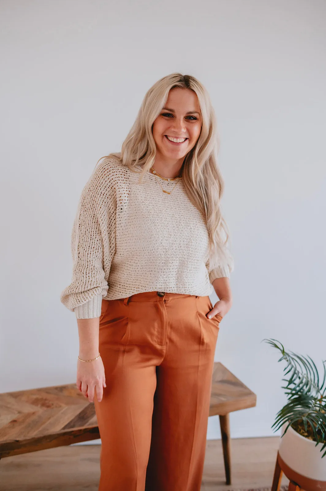 The Philo Pant by FRNCH - Ochre