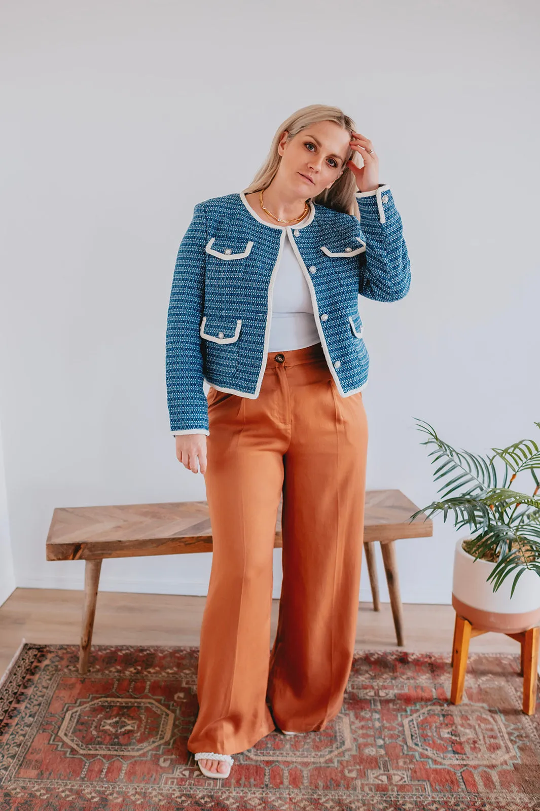 The Philo Pant by FRNCH - Ochre