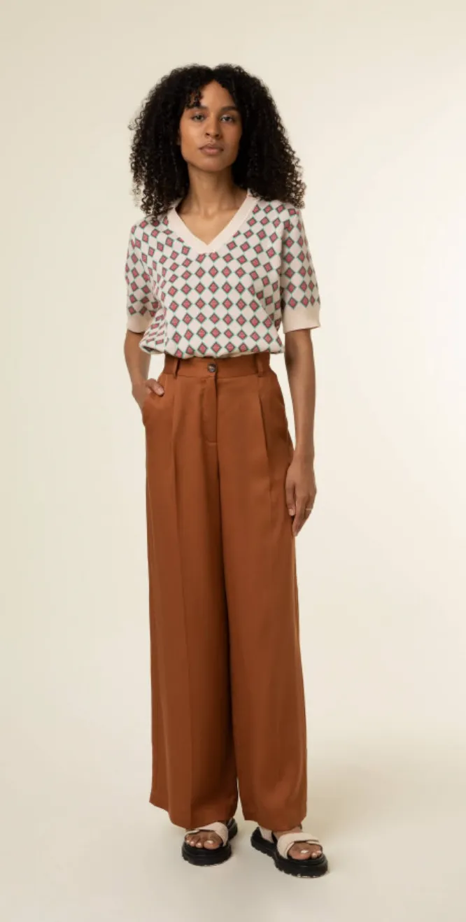 The Philo Pant by FRNCH - Ochre