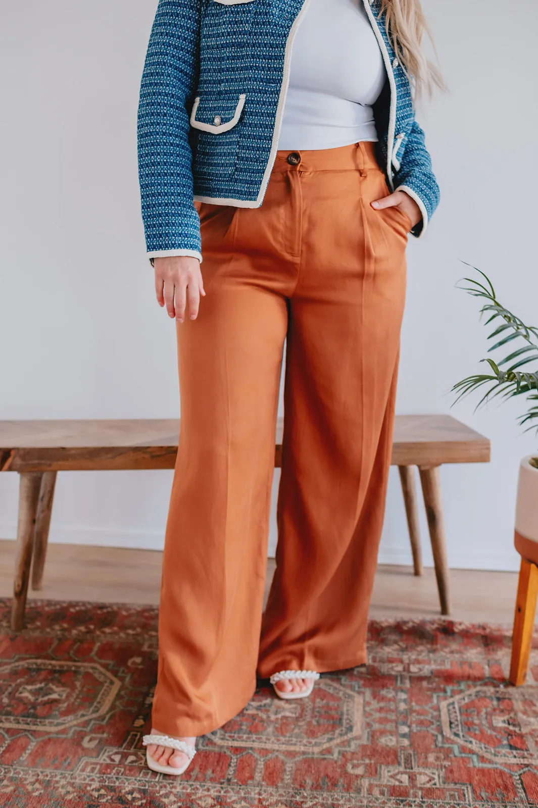 The Philo Pant by FRNCH - Ochre