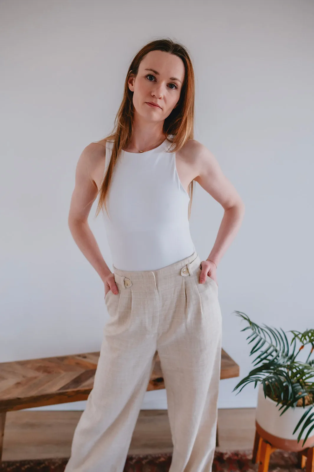 The Picpus Pant by FRNCH - Flax