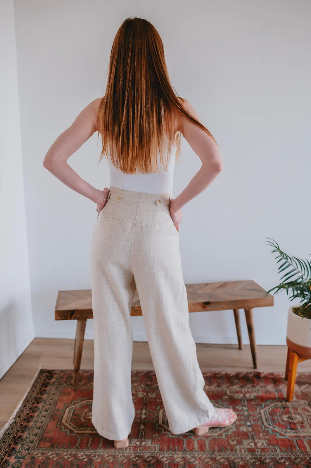 The Picpus Pant by FRNCH - Flax