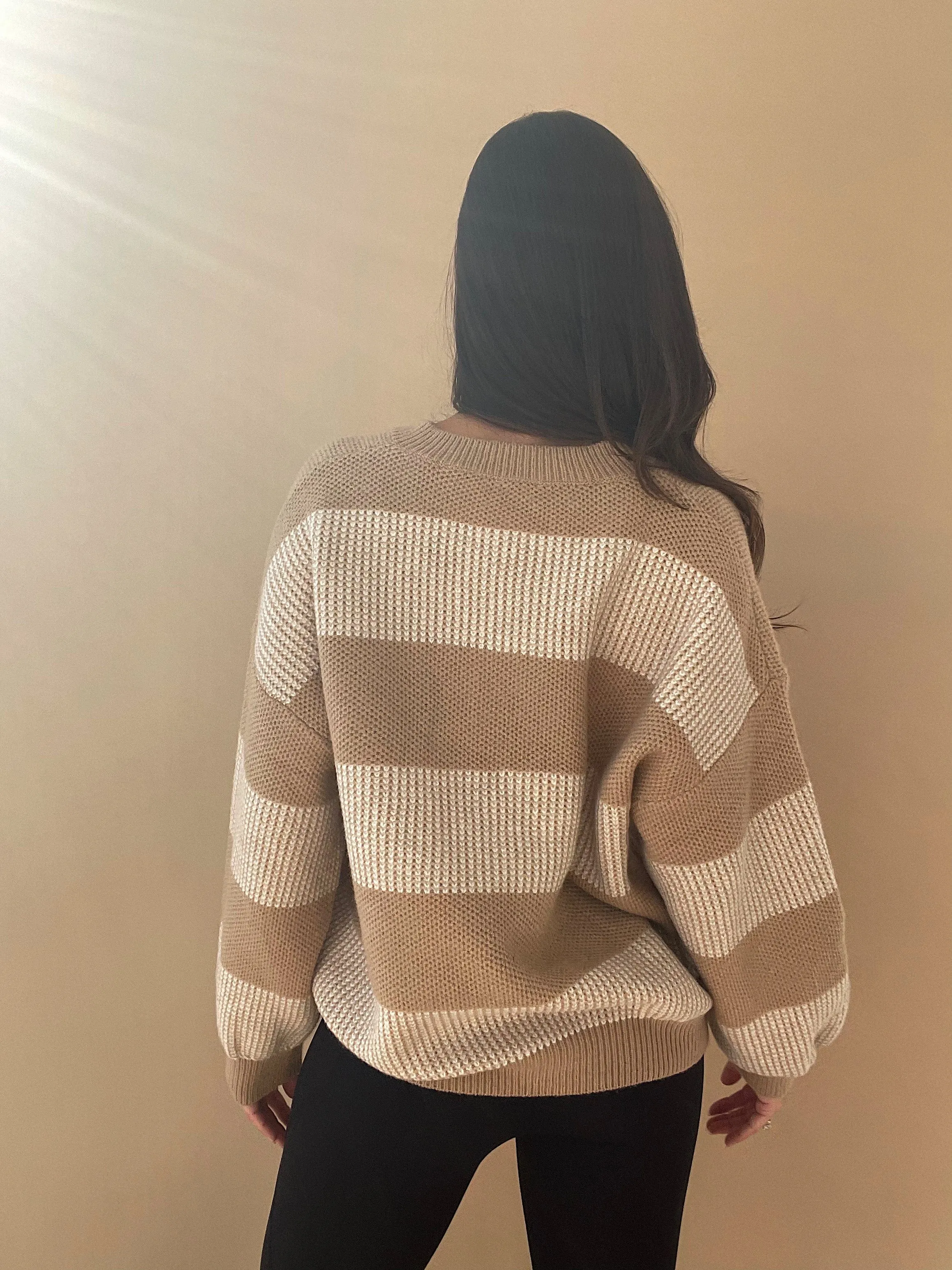 Two Tone Oversized Sweater