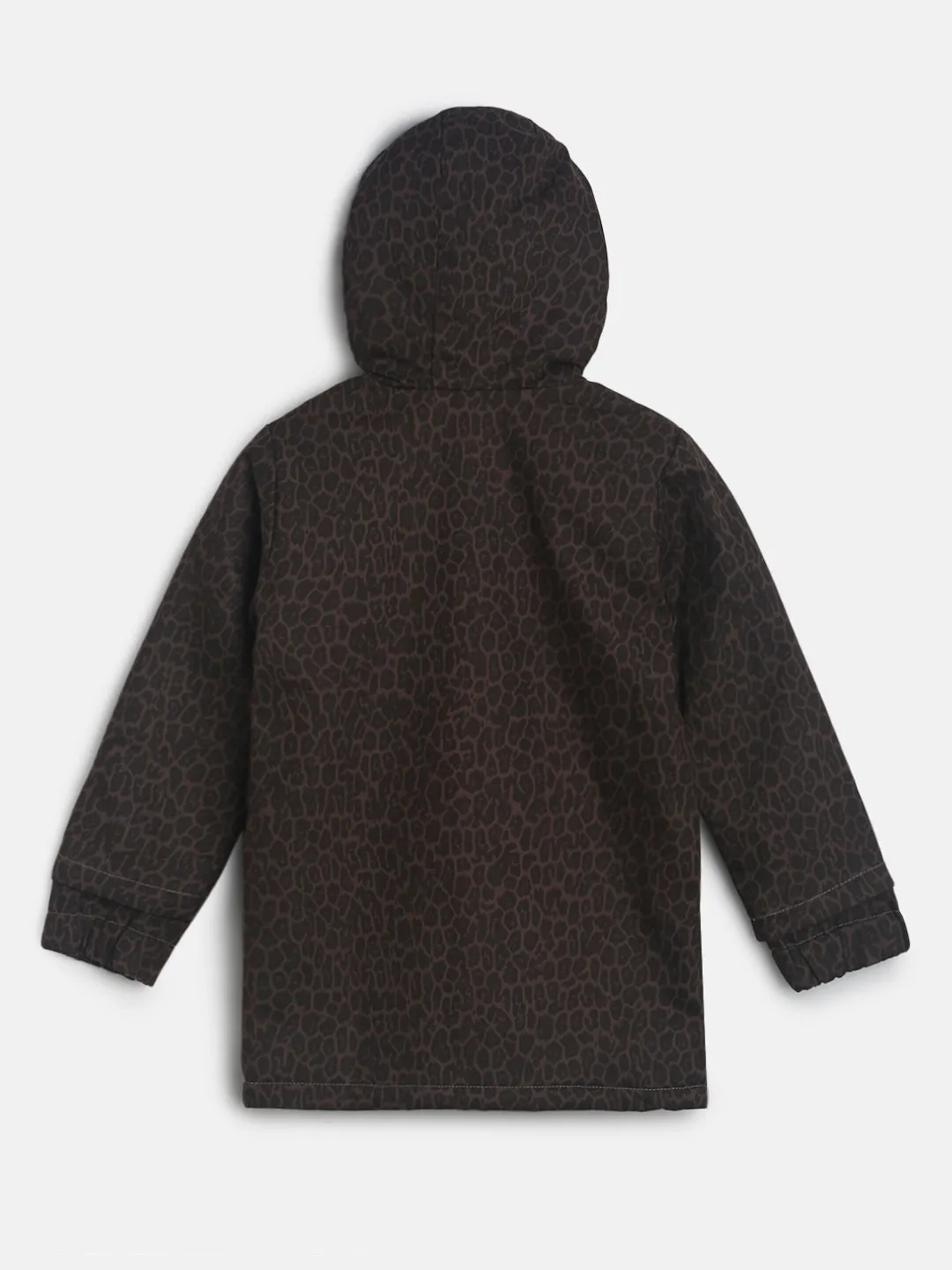 Unisex Leopard Print Parka Jacket