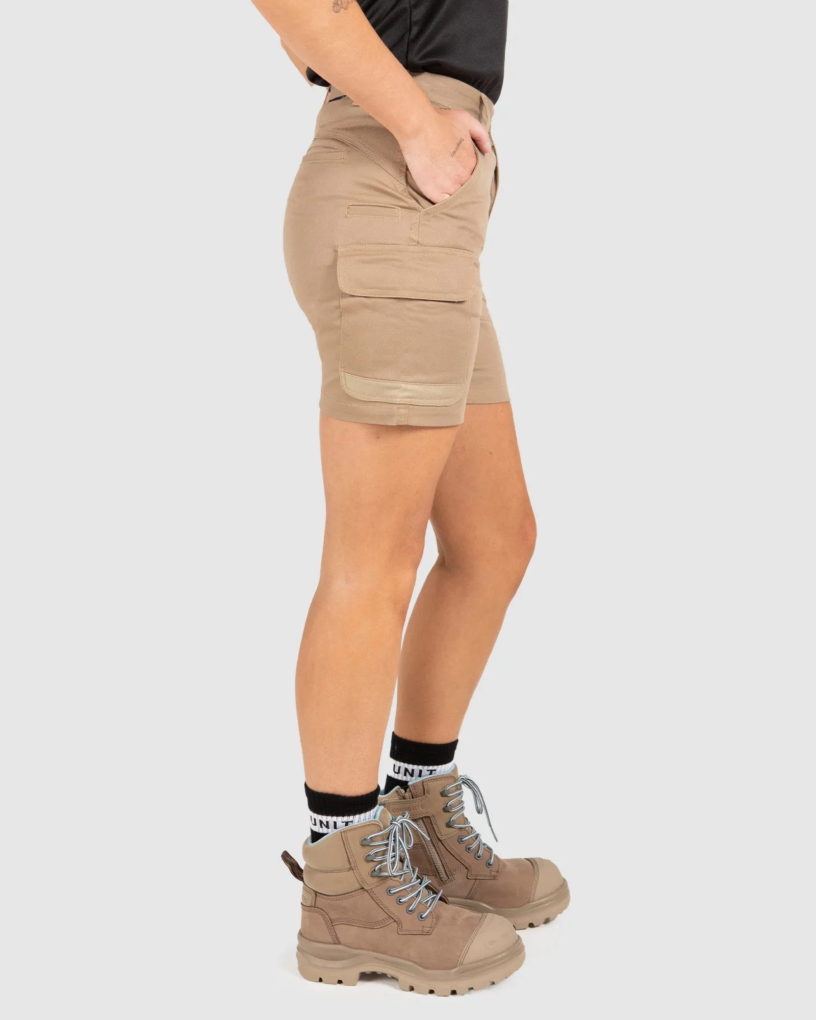 UNIT Ladies Workwear Staple Cargo Shorts